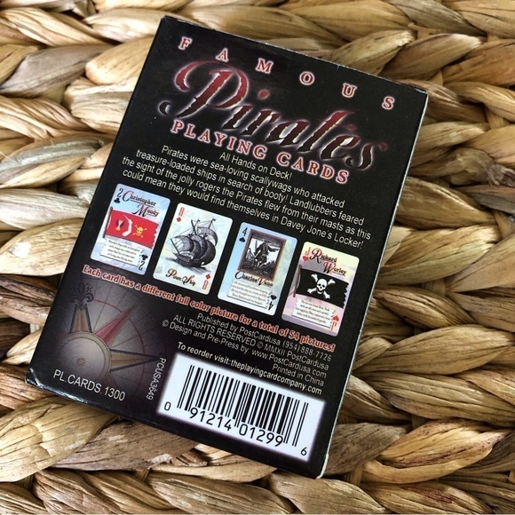 Famous Pirates Playing Cards set - Picture 2 of 3